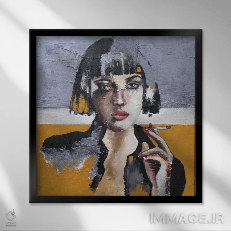 تابلو خوابهای شیرین اثر دوناتلا مارائونی - نمای قابدار مشکی