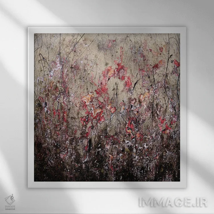 تابلو زندگی طلاست اثر دوناتلا مارائونی - نمای قابدار سفید