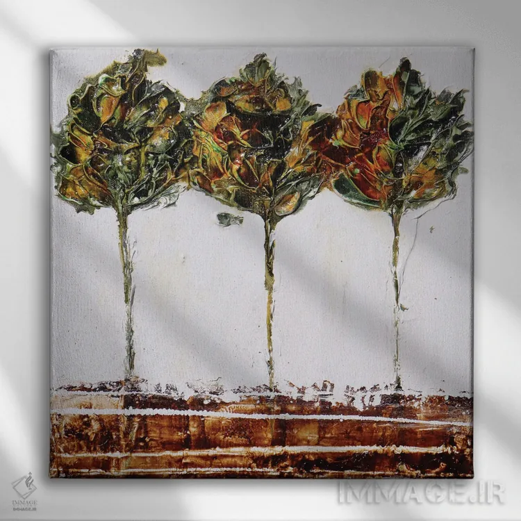 تابلو آنجا تو را ملاقات میکنم اثر دوناتلا مارائونی - نمای روبهرو روی دیوار