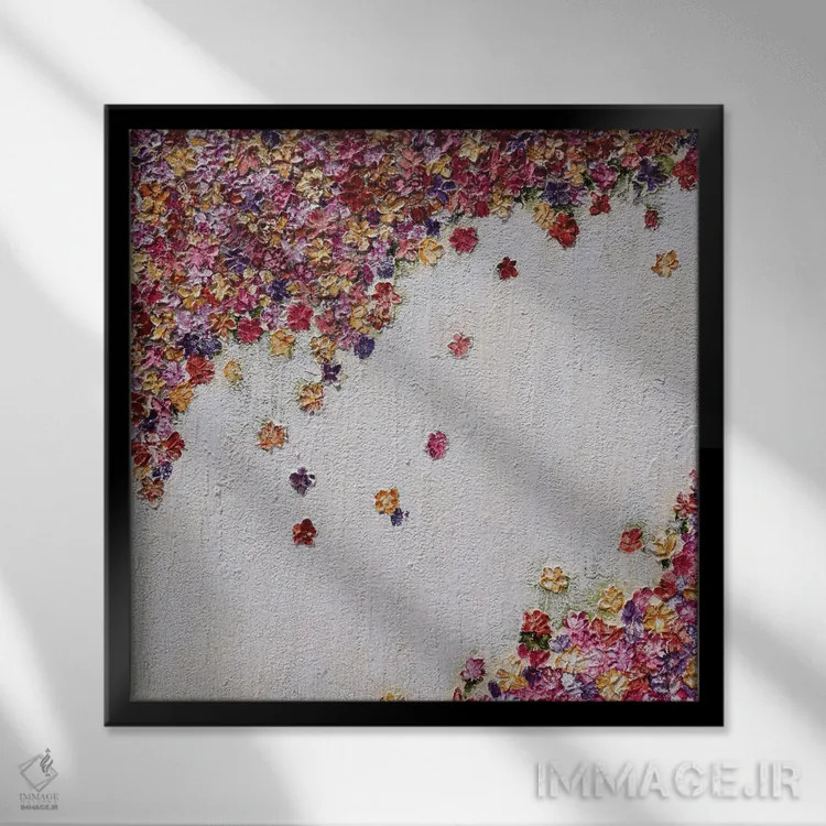 تابلو سلام بهار اثر دوناتلا مارائونی - نمای قابدار مشکی