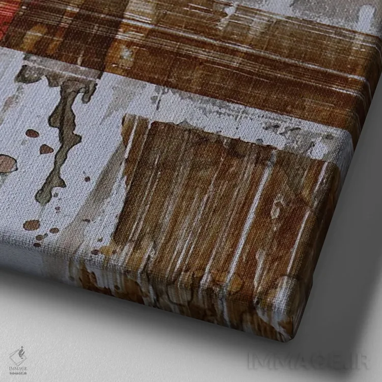 تابلو ولنتاین (روز عشق) اثر دوناتلا مارائونی - نمای نزدیک بافت بوم