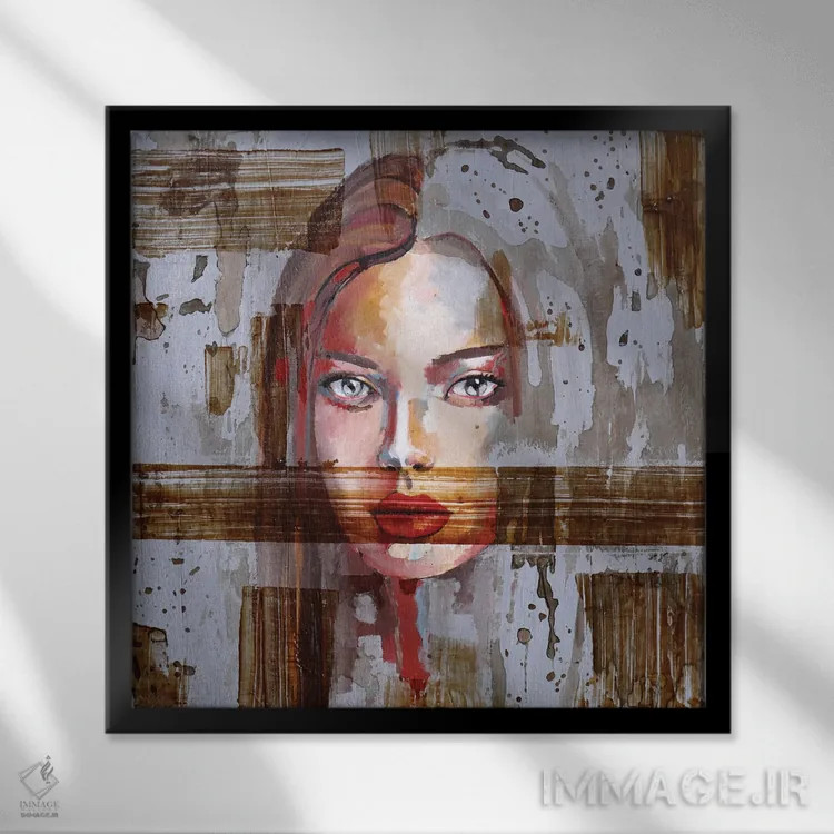 تابلو ولنتاین (روز عشق) اثر دوناتلا مارائونی - نمای قابدار مشکی