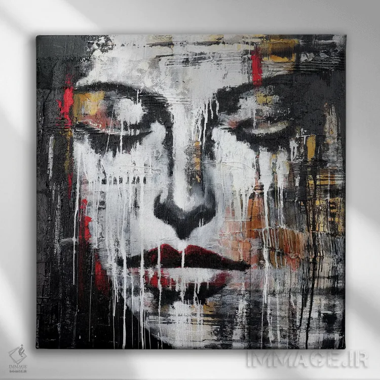 تابلو آزادی اثر دوناتلا مارائونی - نمای روبهرو روی دیوار