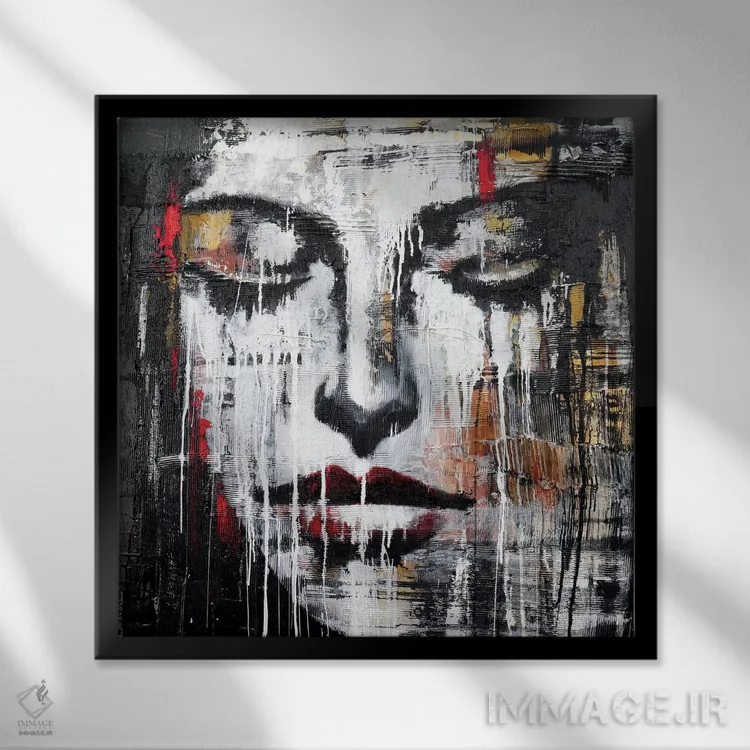 تابلو آزادی اثر دوناتلا مارائونی - نمای قابدار مشکی