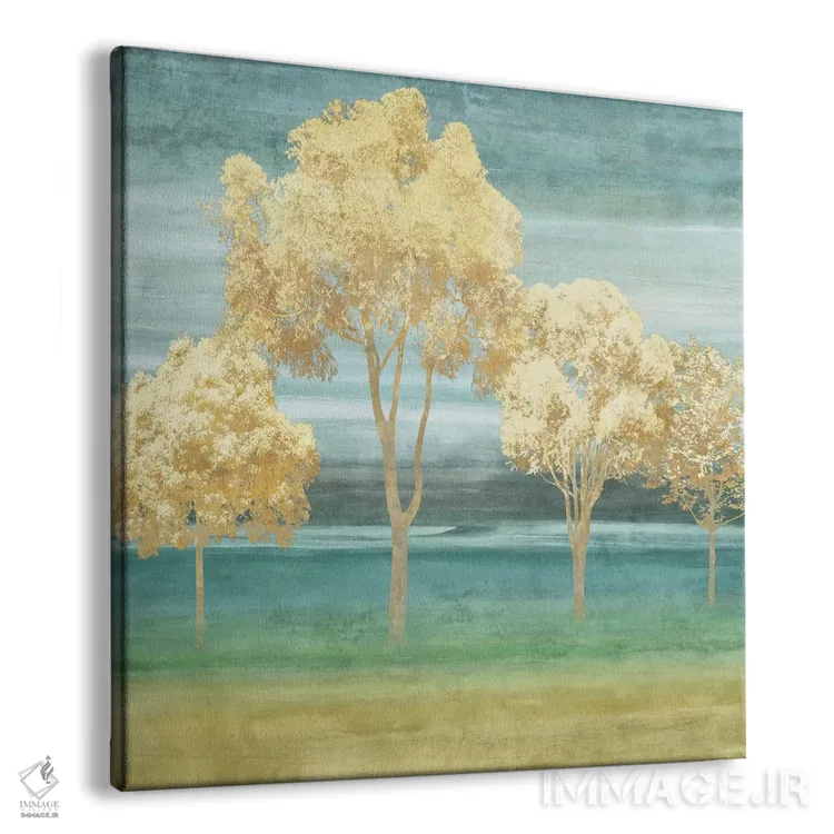 تابلو افقهای آبی II اثر کریس دونوان - نمای پرسپکتیو محصول