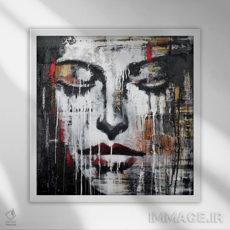 تابلو آزادی اثر دوناتلا مارائونی - نمای قابدار سفید