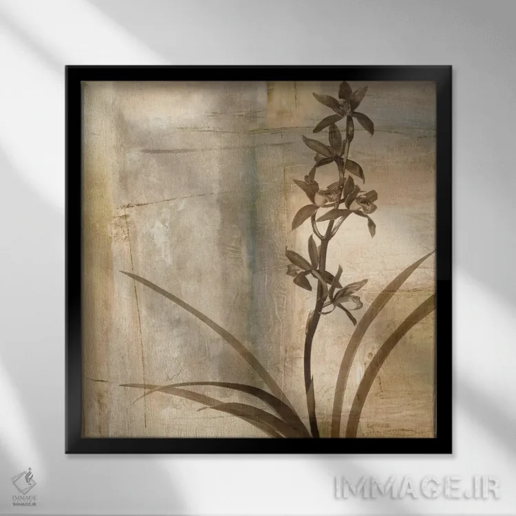 تابلو رقص سایهها II اثر کریس دونوان - نمای قابدار مشکی