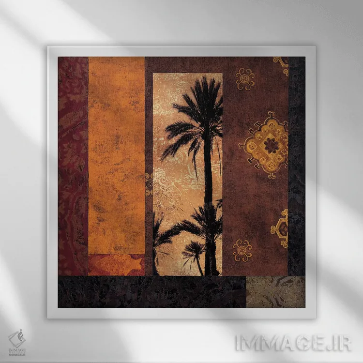 تابلو شبهای مراکشی II اثر کریس دونوان - نمای قابدار سفید