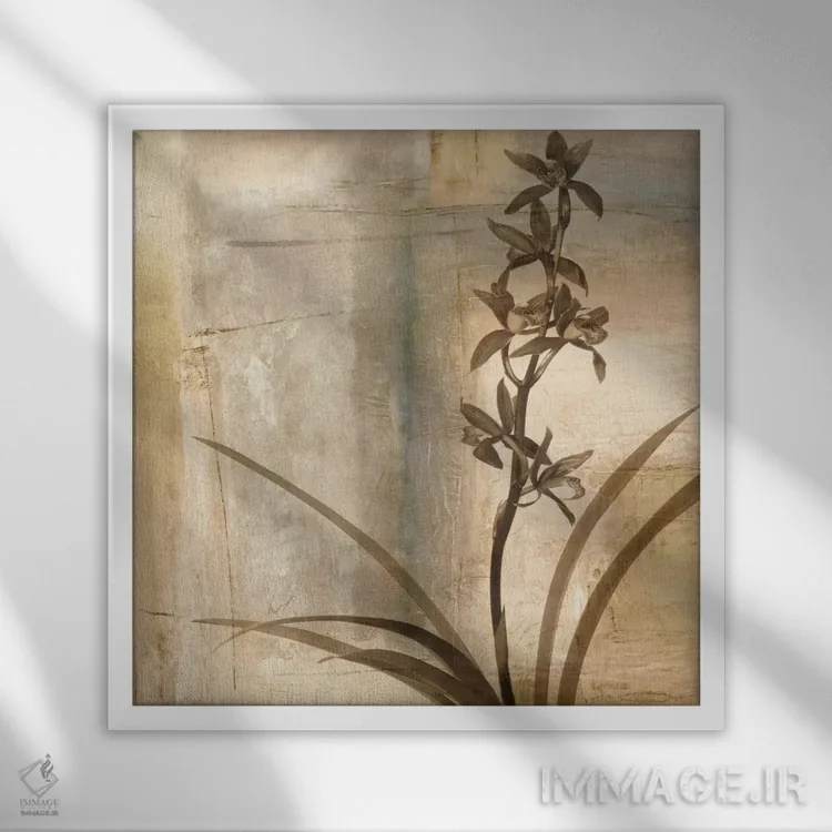 تابلو رقص سایهها II اثر کریس دونوان - نمای قابدار سفید