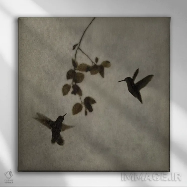 تابلو رقص در پرواز II اثر کریس دونوان - نمای روبهرو روی دیوار