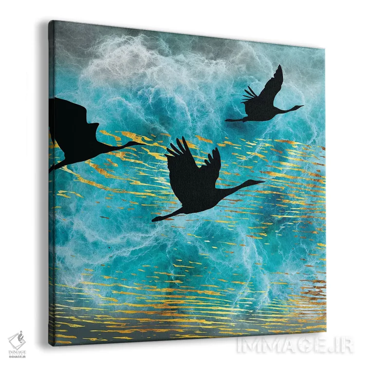 تابلو عزیمت دوم اثر دافنه هوراِو - نمای پرسپکتیو محصول