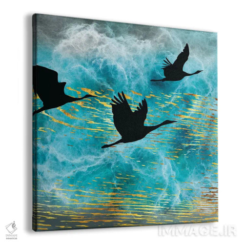 تابلو عزیمت دوم اثر دافنه هوراِو - نمای پرسپکتیو محصول