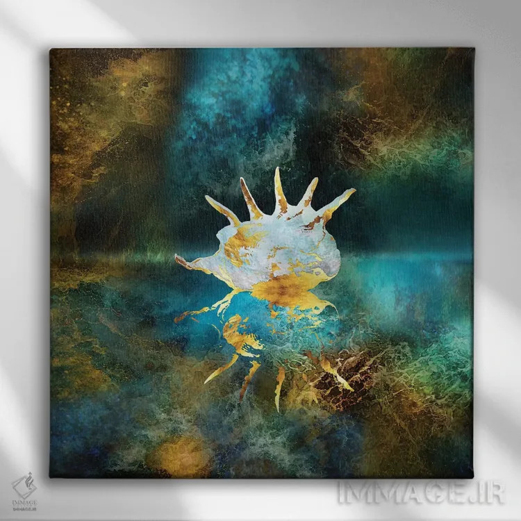 تابلو معما اثر دافنه هوراِو - نمای روبهرو روی دیوار