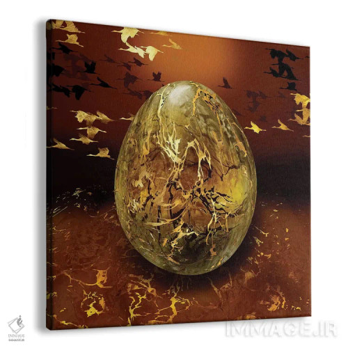 تابلو آفرینش اثر دافنه هوراِو - نمای پرسپکتیو محصول