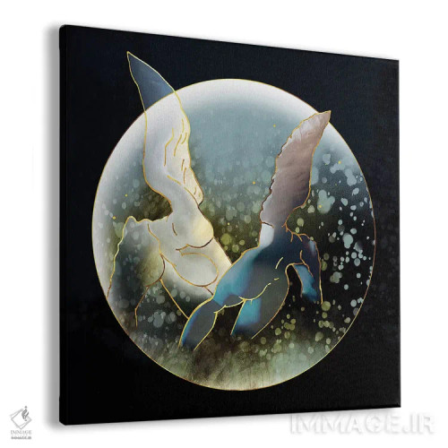 تابلو فرشتگان صعودکننده اول اثر دافنه هوراِو - نمای پرسپکتیو محصول