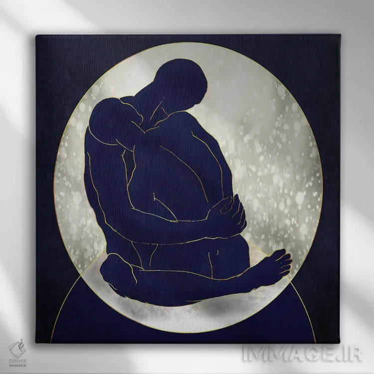 تابلو گلوله برفی اثر دافنه هوراِو - نمای روبهرو روی دیوار