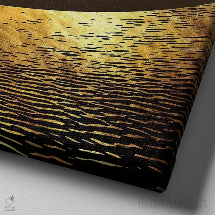 تابلو شبهای بیخوابی اثر دافنه هوراِو - نمای نزدیک بافت بوم