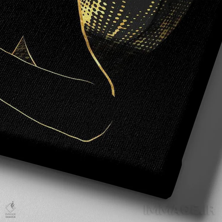 تابلو سه آرزو اثر دافنه هوراِو - نمای نزدیک بافت بوم