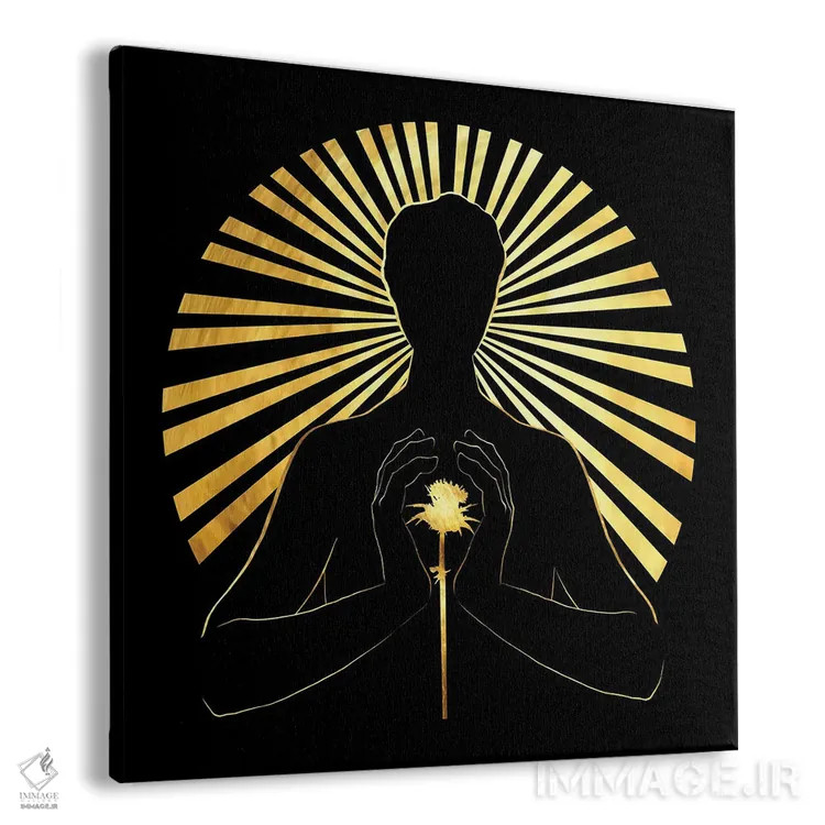 تابلو قلب تیغدار اثر دافنه هوراِو - نمای پرسپکتیو محصول