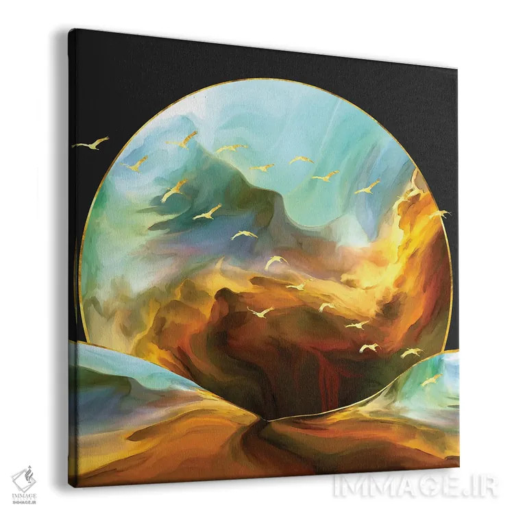 تابلو طلوعی تازه اثر دافنه هوراِو - نمای پرسپکتیو محصول