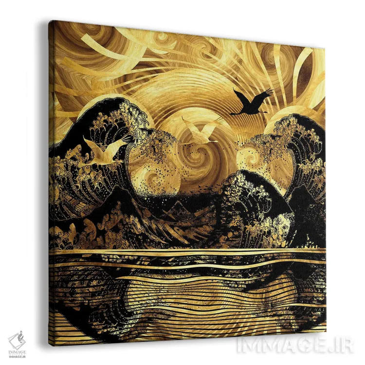 تابلو بازتاب جادویی شب پرستاره اثر دافنه هوراِو - نمای پرسپکتیو محصول