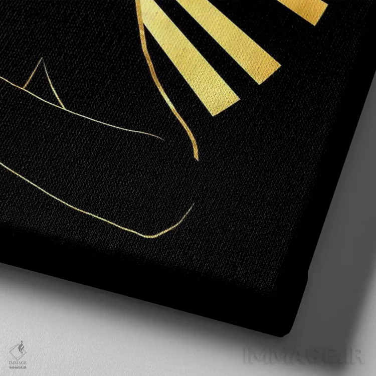 تابلو قلب تیغدار اثر دافنه هوراِو - نمای نزدیک بافت بوم