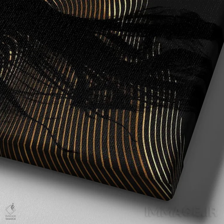 تابلو بالهای هیپنو اثر دافنه هوراِو - نمای نزدیک بافت بوم