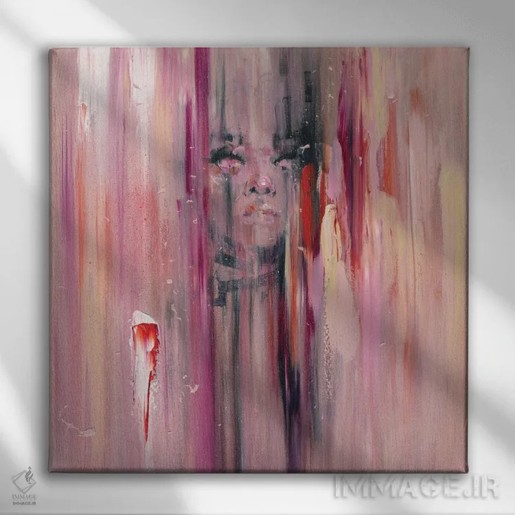 تابلو اندوه اثر دوریانا پوپا - نمای روبهرو روی دیوار