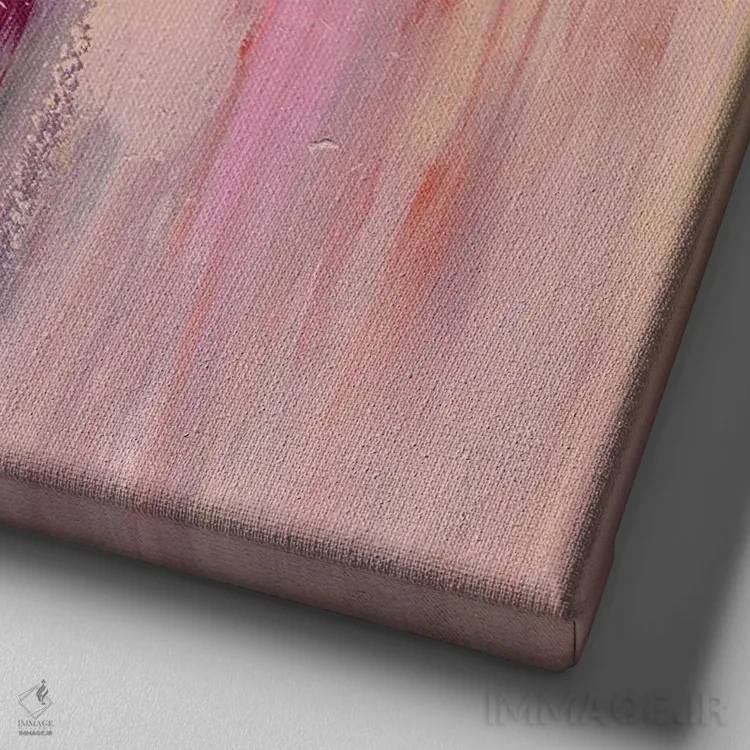 تابلو اندوه اثر دوریانا پوپا - نمای نزدیک بافت بوم