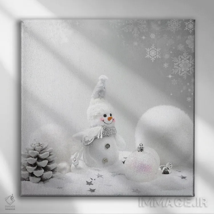 تابلو پسزمینهٔ کریسمس اثر ددوخ - نمای روبهرو روی دیوار