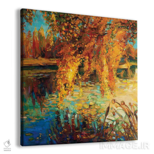 تابلو جنگل پاییزی اثر بوروجُینت - نمای پرسپکتیو محصول