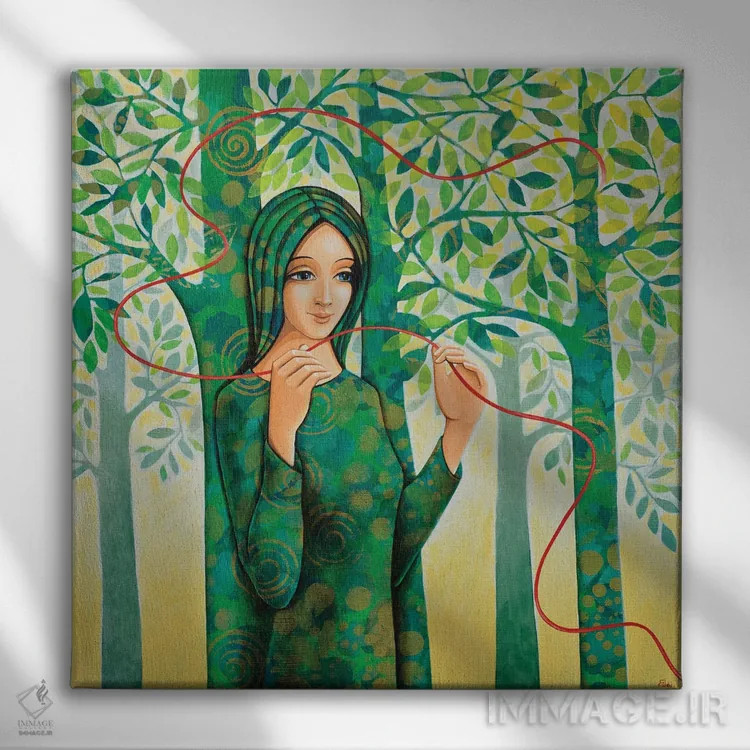 تابلو امروز اثر دنیلا پرزیوزو اینوالر - نمای روبهرو روی دیوار