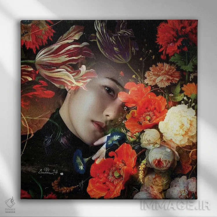 تابلو شکوه و جلال اثر دومینیک بادوئل - نمای روبهرو روی دیوار