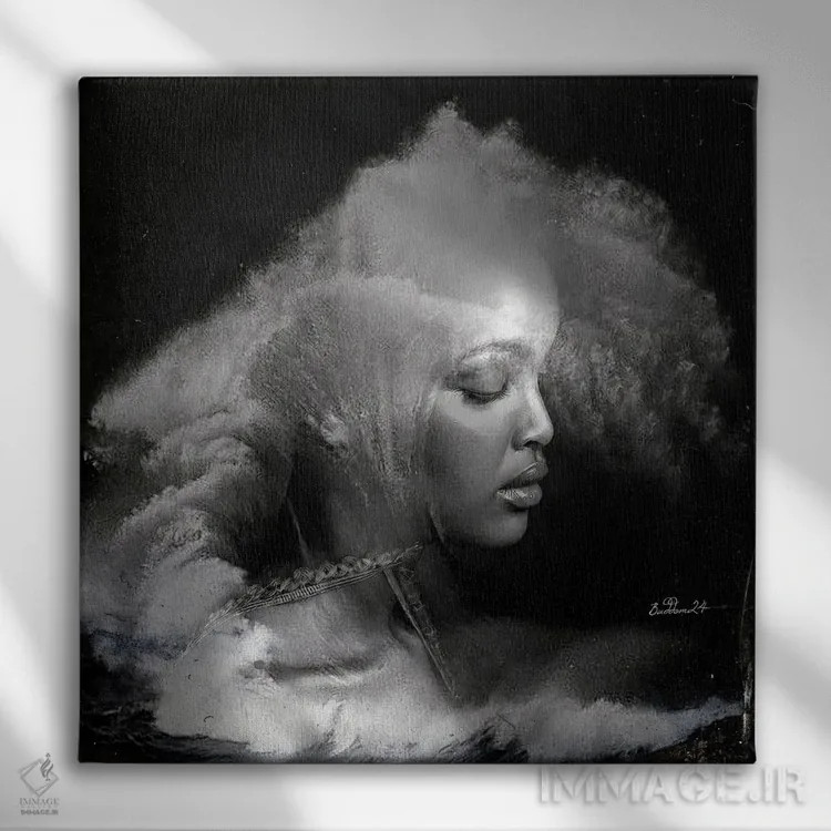 تابلو ساعات تاریک اثر دومینیک بادوئل - نمای روبهرو روی دیوار