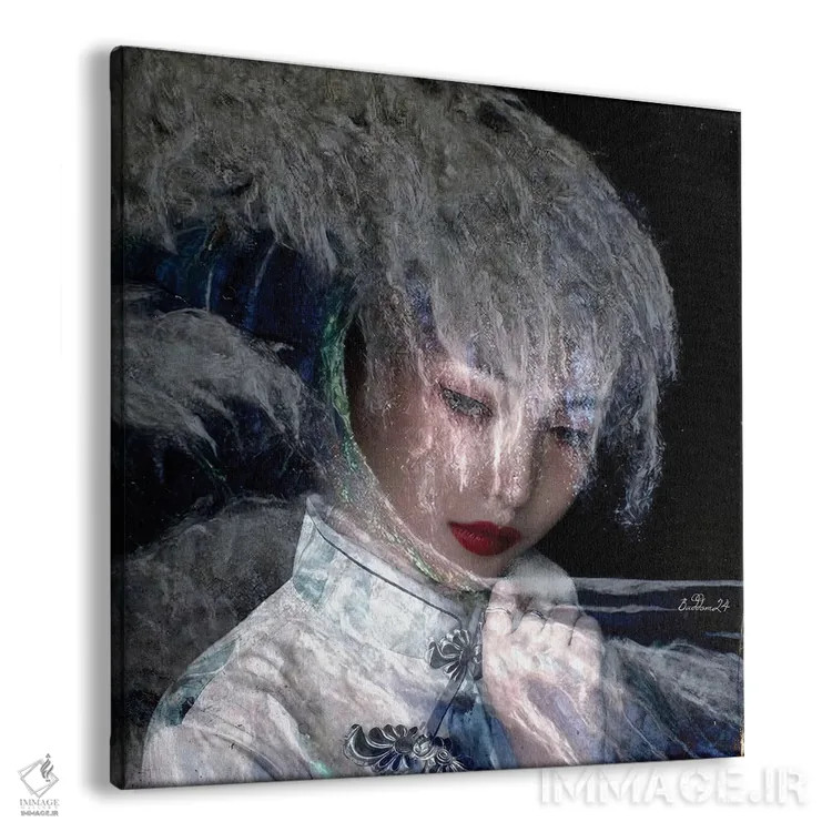 تابلو عروسک موج اثر دومینیک بادوئل - نمای پرسپکتیو محصول