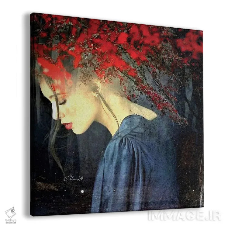 تابلو کوزت (نام فرانسوی/شخصیت رمان بینوایان) اثر دومینیک بادوئل - نمای پرسپکتیو محصول