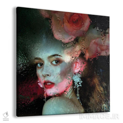 تابلو زندگی به رنگ صورتی اثر دومینیک بادوئل - نمای پرسپکتیو محصول