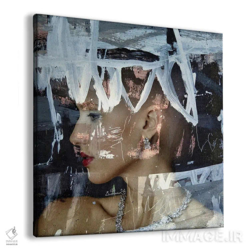 تابلو ملکهٔ انتزاع اثر دومینیک بادوئل - نمای پرسپکتیو محصول