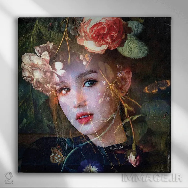 تابلو پاسبان بهار اثر دومینیک بادوئل - نمای روبهرو روی دیوار