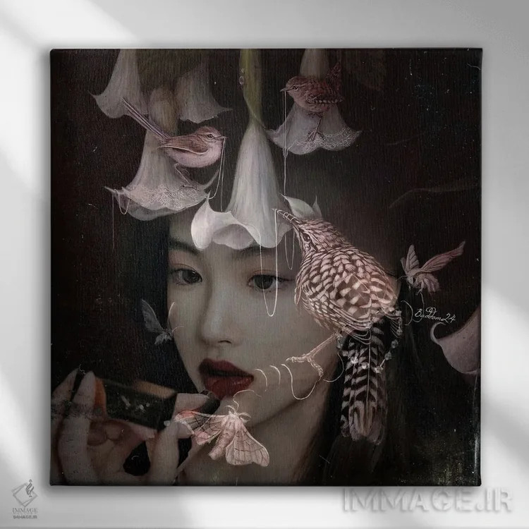 تابلو سیندرلا اثر دومینیک بادوئل - نمای روبهرو روی دیوار