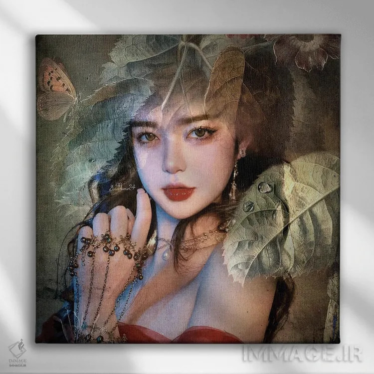 تابلو دوشس (لقب اشرافی) اثر دومینیک بادوئل - نمای روبهرو روی دیوار