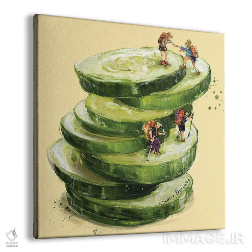 تابلو دستیابی به قلههای سبکتر اثر داریا روسو - نمای پرسپکتیو محصول