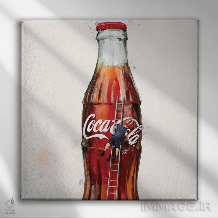 تابلو کولا اثر داریا روسو - نمای روبهرو روی دیوار