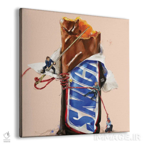 تابلو اسنیکرز (شکلات) اثر داریا روسو - نمای پرسپکتیو محصول