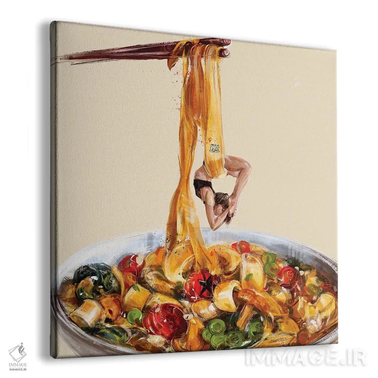 تابلو یوگای ایتالیایی اثر داریا روسو - نمای پرسپکتیو محصول