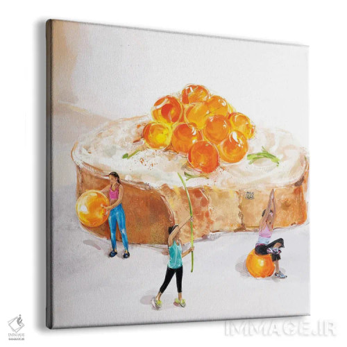 تابلو کشش صبحگاهی اثر داریا روسو - نمای پرسپکتیو محصول