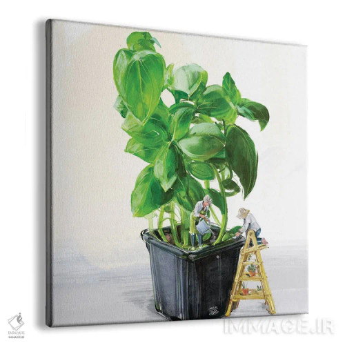 تابلو غریزهٔ ریحان اثر داریا روسو - نمای پرسپکتیو محصول