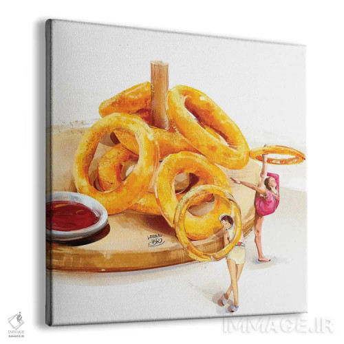 تابلو ژیمناستیک ترد و هوایی اثر داریا روسو - نمای پرسپکتیو محصول