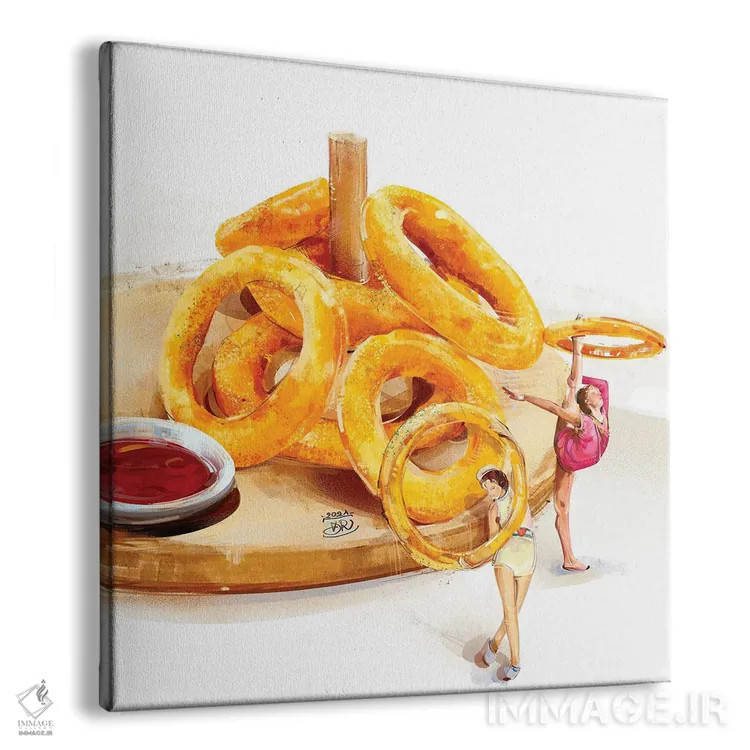 تابلو ژیمناستیک ترد و هوایی اثر داریا روسو - نمای پرسپکتیو محصول