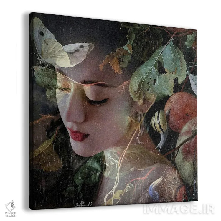 تابلو کره تی (احتمالاً ترکیبی فانتزی) اثر داریا روسو - نمای پرسپکتیو محصول